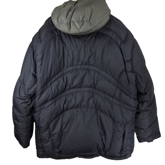 Vtg Oakley Hydro Fuel 4 Goose Down Puffer Jacket Mens XXL Black Y2k Hooded Snow - Picture 2 of 12